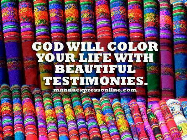 Testimonies lovely